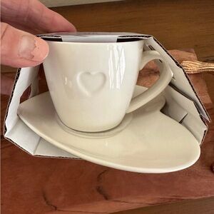 “Love” Espresso Cup & Saucer